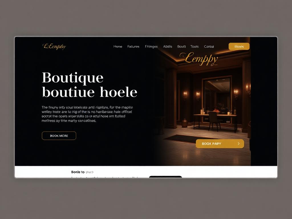 The Grand Retreat — Hospitality website preview